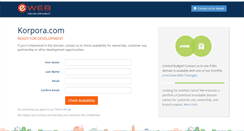 Desktop Screenshot of korpora.com